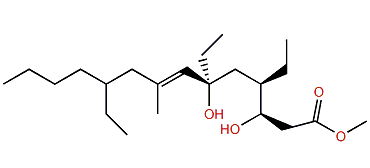Secoplakortide I methyl ester